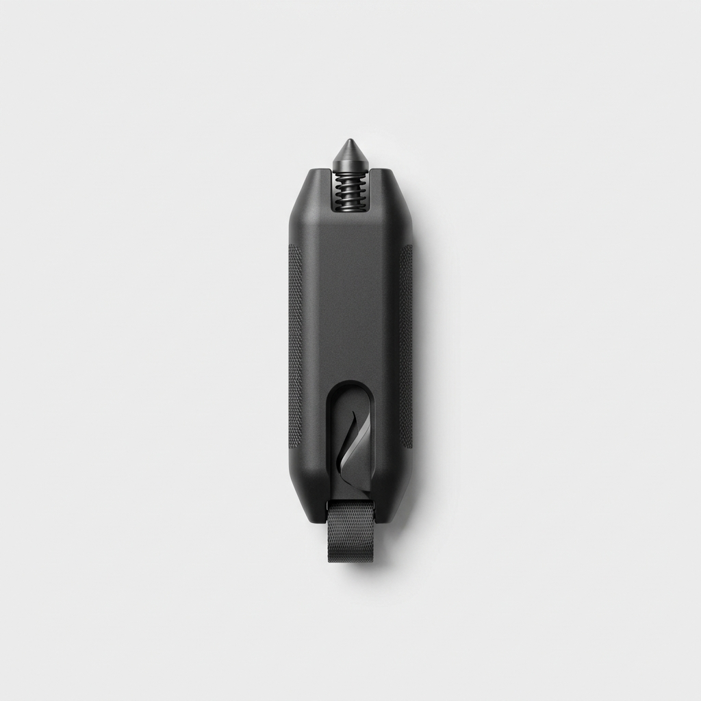 Cornerwise Car Escape Tool - Window Breaker & Seatbelt Cutter